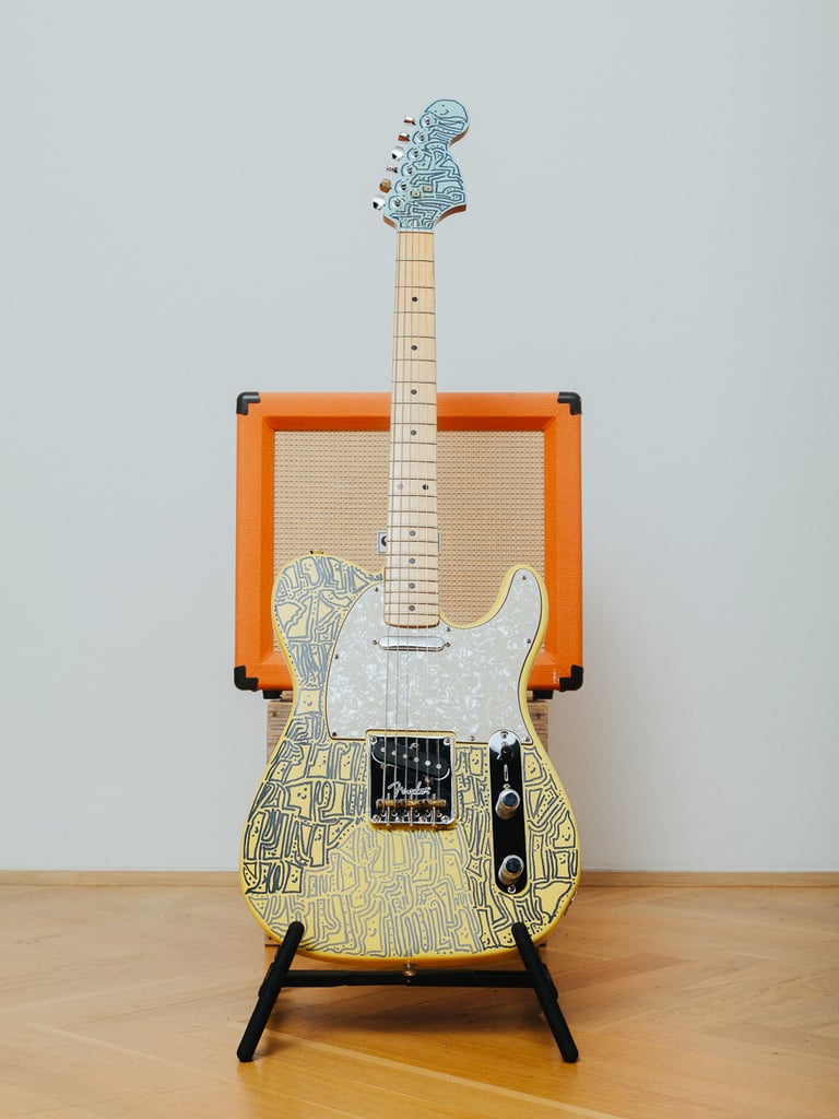 Blue & Yellow — build photo
